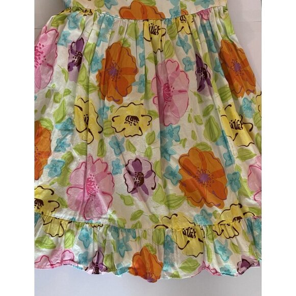 Bonnie Jean Dresses Set Of 2 Girls size 16 Floral Summer Flowers Pink Purple Blu - Picture 13 of 16